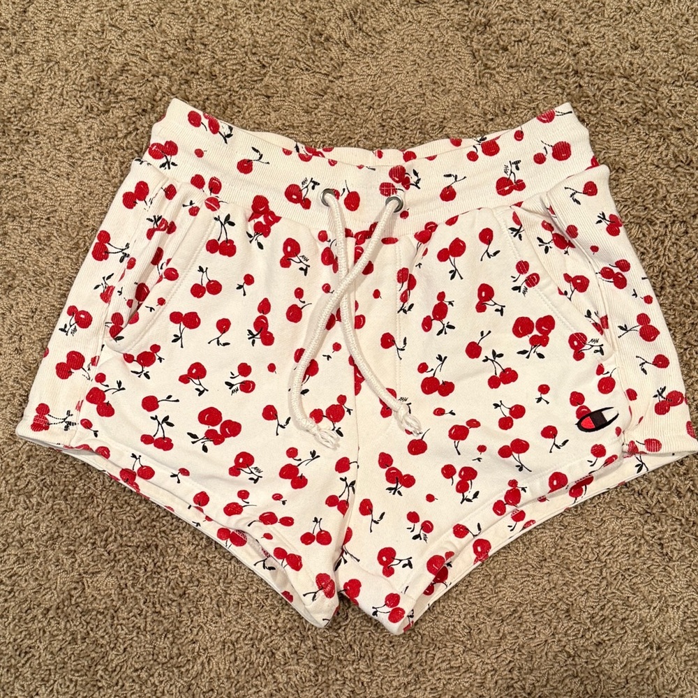 Cherry Print Women's Shorts